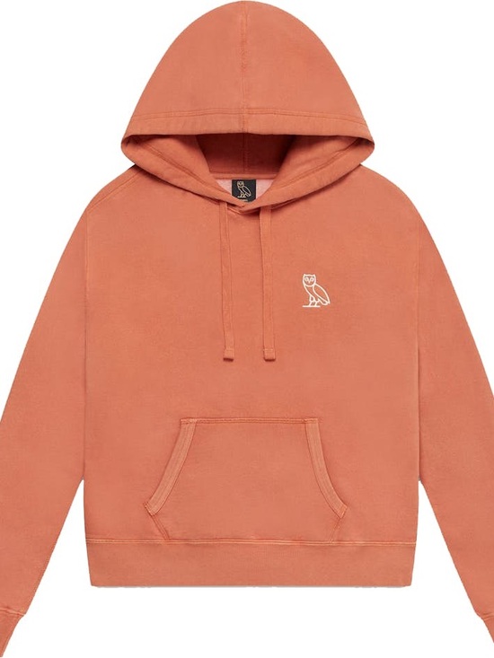 OVO Tops - OVO small Owl faded Orange Men's Hoodie